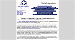Desktop Screenshot of filingfortrademark.com